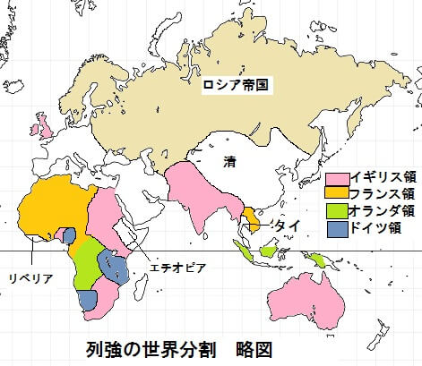 列強世界分割 帝国主義へ 中学生のための よくわかる歴史